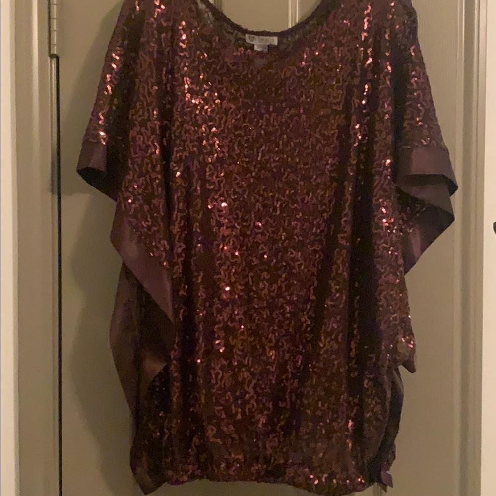 Chico’s dressy poncho. O/S